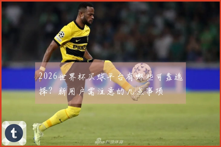 2026世界杯买球平台有哪些可靠选择?新用户需注意的几点事项